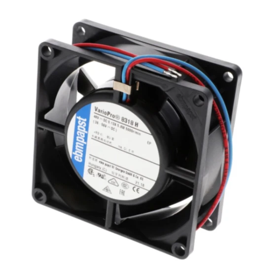 Ventilatore ebm-papst 8318H