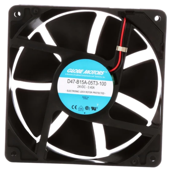 Globe Motors D47-B15A-05T3-100 Ventilatore
