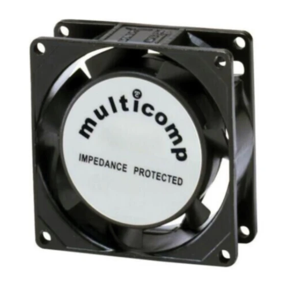 Ventilatore MULTICOMP MC19672