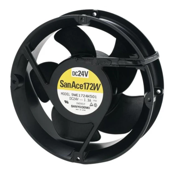 Ventilatore Sanyo Denki 9WE1724K502