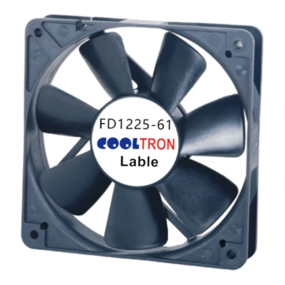 Cooltron FD1225B12W2-61-2R1 fan