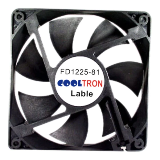 Ventola Cooltron Industrial Supply FD1225B12W7-81-2R