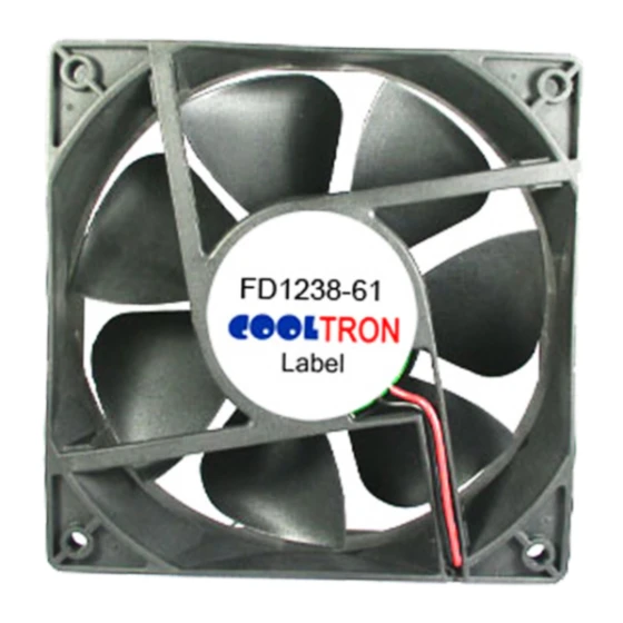 Ventola Cooltron Industrial Supply FD1238B24W3-61-3RY