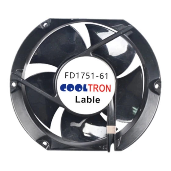 Ventilatore Cooltron Industrial Supply FD1751B24W7-3P-61
