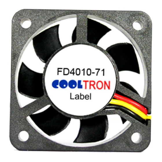 Ventilatore Cooltron Industrial Supply FD4010B24W5-71-2NSC2