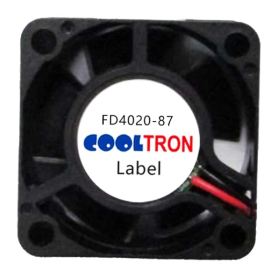 Ventilatore Cooltron Industrial Supply FD4020B12W7-87-2R