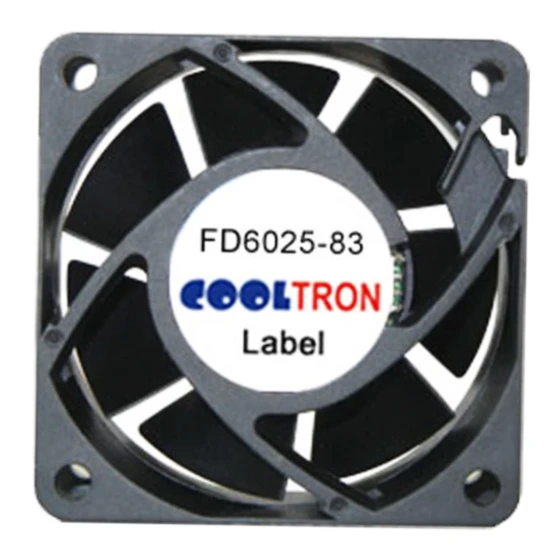 Ventola Cooltron Industrial Supply FD6025B12W7-83-2N
