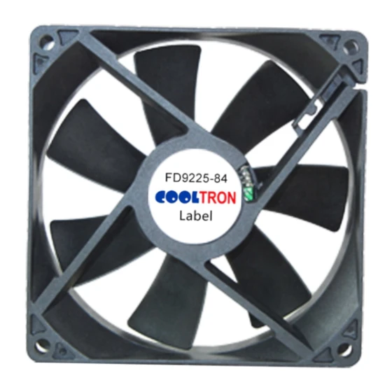 Ventola Cooltron Industrial Supply FD9225B12W7-84-4JC4