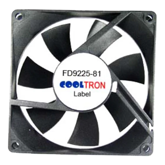 Ventilatore Cooltron Industrial Supply FD9225B24W11-81-3H