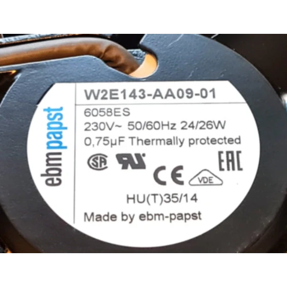 Ventilatore Ebmpapst W2E143-AA09-01