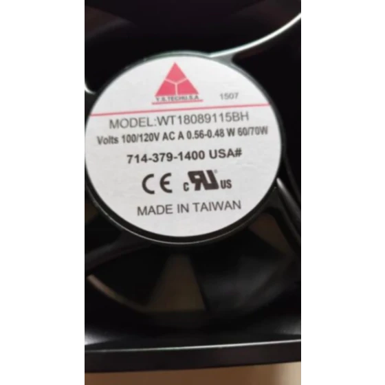 Y.S.TECH WT18089115BH Ventilatore